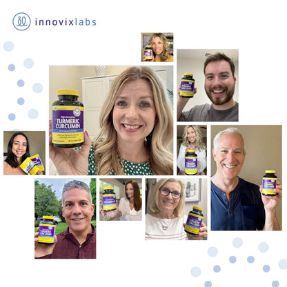 InnovixLabs Turmeric Curcumin with Black Pepper - Time-Release Tablets