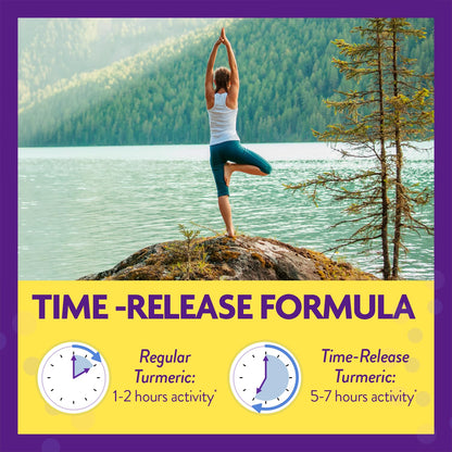 InnovixLabs Turmeric Curcumin with Black Pepper - Time-Release Tablets
