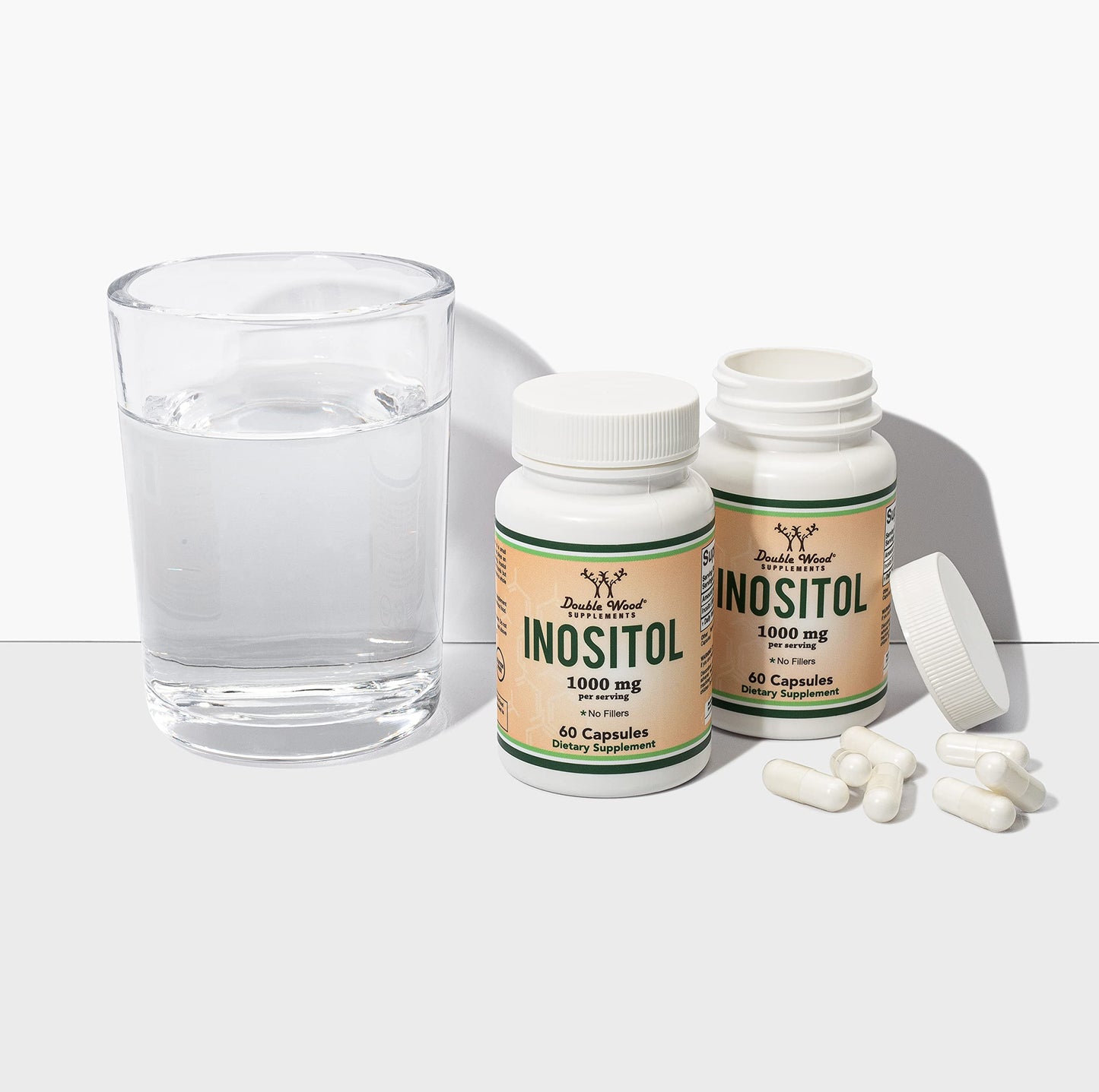 Inositol 1000mg for Women | Myo-Inositol (60 Count) | Double Wood