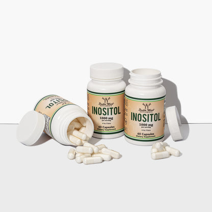 Inositol 1000mg for Women | Myo-Inositol (60 Count) | Double Wood