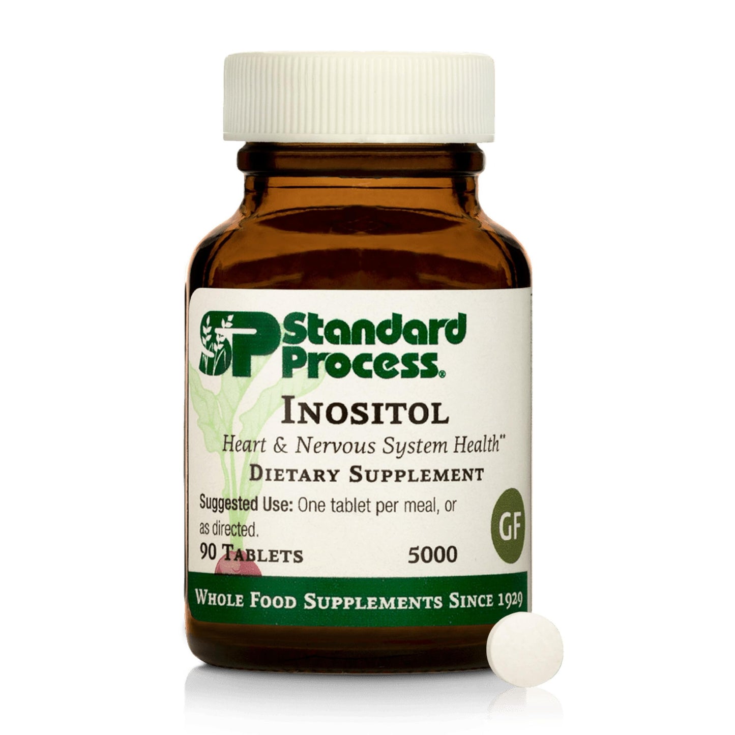 Standard Process Inositol 90 Tablets – Nervous System, Lipid & Heart Health
