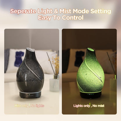 INRORANS Star River Aromatherapy Diffuser 160ml | Ultrasonic Diffuser, 7-Color LED Night Light, Auto Shut-Off