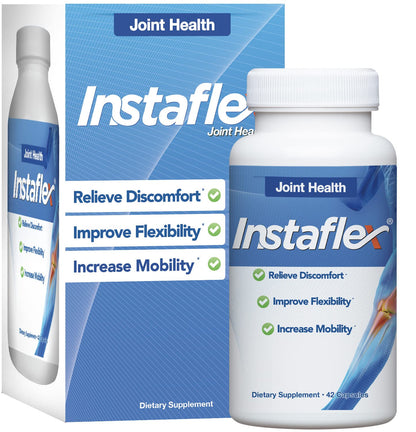 Instaflex Joint Support - Clinically Studied Relief with Glucosamine, MSM, White Willow, Turmeric, Ginger, Cayenne & Hyaluronic Acid | 42 Capsules