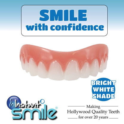 Instant Smile Comfort Fit Flex Upper Veneer - Bright Shade Cosmetic Teeth