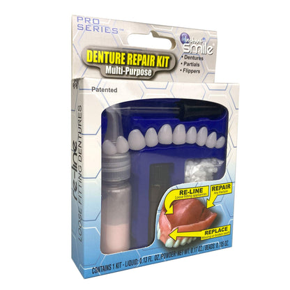 Instant Smile Multi Purpose Denture Repair Kit - Fast & Easy Denture Repairs