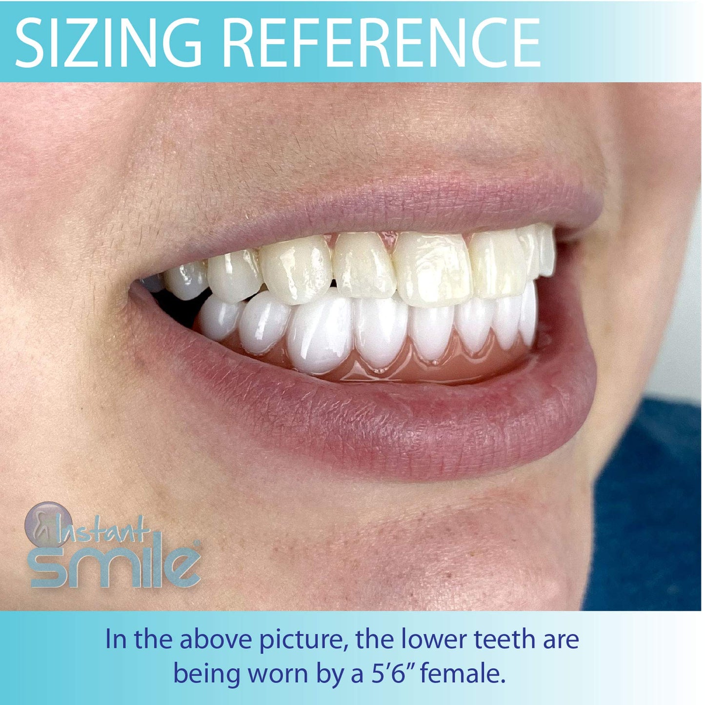 Instant Smile Handmade Bright White Lower Veneer – DIY, Safe BPA-Free