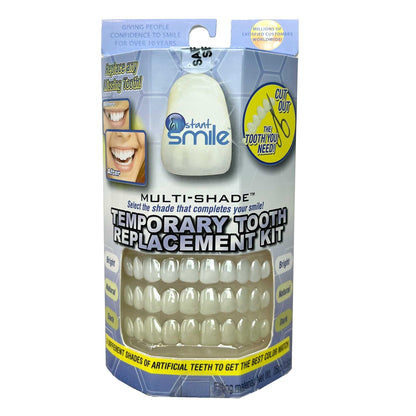 Instant Smile MULTISHADE Patented Temporary Tooth Repair Kit | Realistic Missing or Broken Tooth Solution