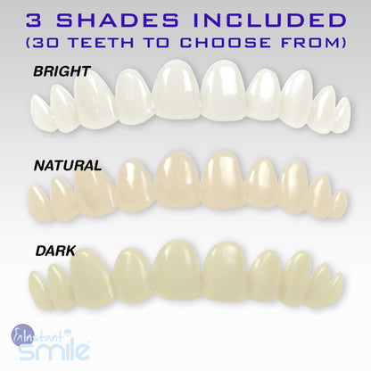 Instant Smile MULTISHADE Patented Temporary Tooth Repair Kit | Realistic Missing or Broken Tooth Solution