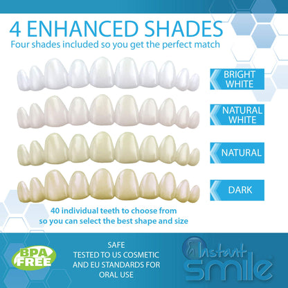 Instant Smile Temporary Tooth Replacement Kit - Replace a Missing Tooth Fast (Patented)