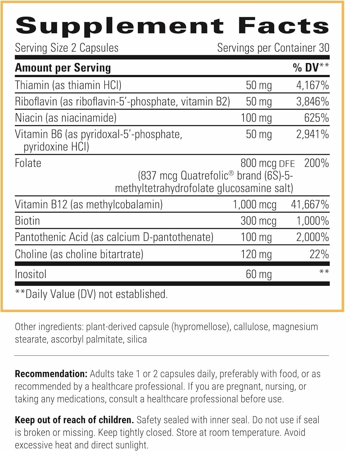 Integrative Therapeutics Active B-Complex – Cellular Energy, Heart Health (60 Capsules)