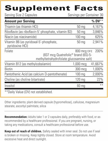 Integrative Therapeutics Active B-Complex – Cellular Energy, Heart Health (60 Capsules)