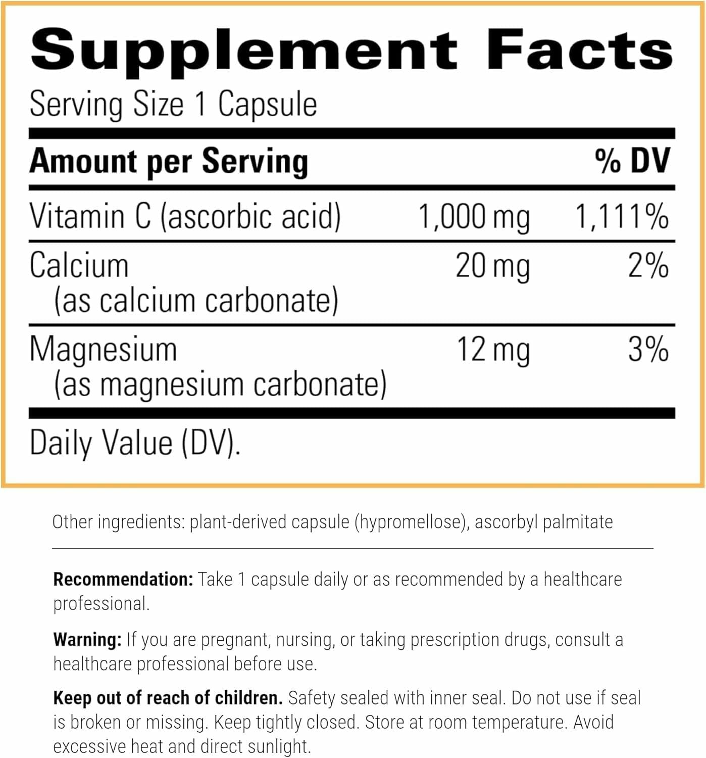 Integrative Therapeutics Buffered Vitamin C – Antioxidant Support for Skin & Connective Tissue – Vegan & Gluten-Free – 60 Capsules