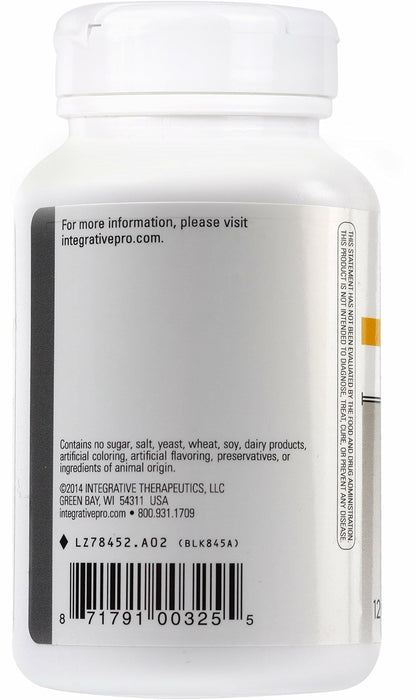 Integrative Therapeutics Fiber Formula – Colon Support, Digestive Health (Dairy-Free & Vegan) 120 Capsules