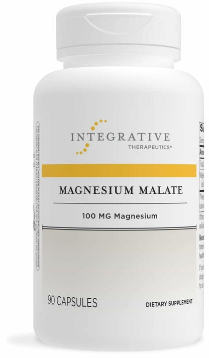 Integrative Therapeutics Magnesium Malate - Magnesium Supplement for Cellular Metabolism Support* | 90 Capsules