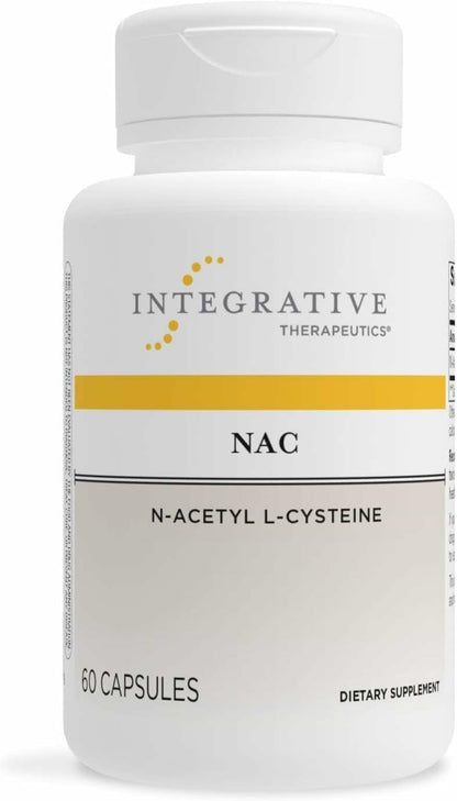 Integrative Therapeutics NAC – Antioxidant Support for Respiratory Health | Gluten-Free & Dairy-Free | 60 Capsules
