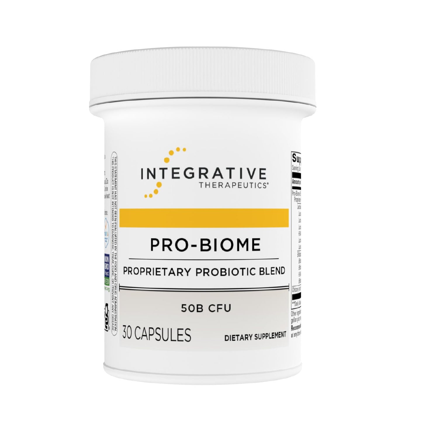 Integrative Therapeutics Pro-Biome Probiotic Blend – Digestive Health & Immune Support | 30 Capsules