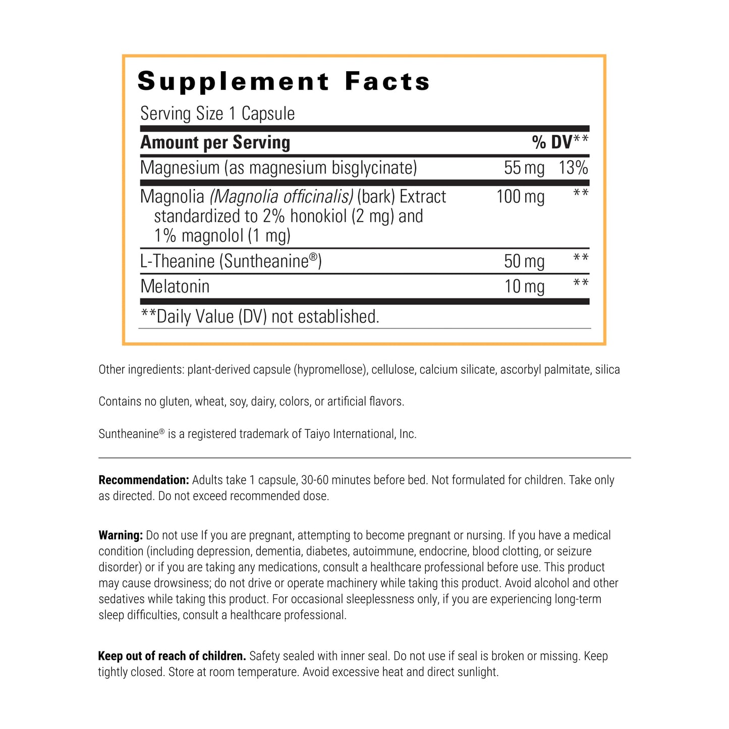 Integrative Therapeutics ProThrivers Wellness Sleep - Sleep Support with Melatonin & Magnesium | 60 Capsules