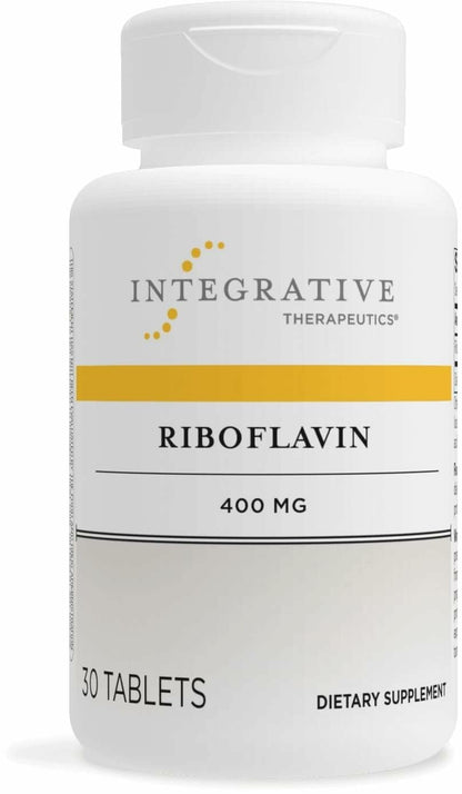 Riboflavin B2 – Integrative Therapeutics, 30 Count, Gluten-Free & Dairy-Free