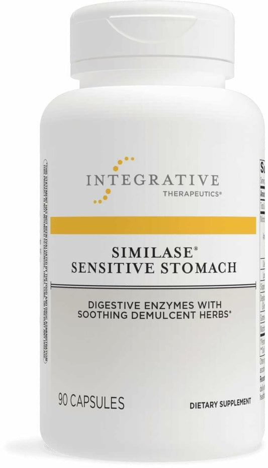 Similase Sensitive Stomach by Integrative Therapeutics – Dairy-Free & Vegan, 90 Capsules (45 Servings) BritishVita | Premium UK Vitamins & Wellness Supplements