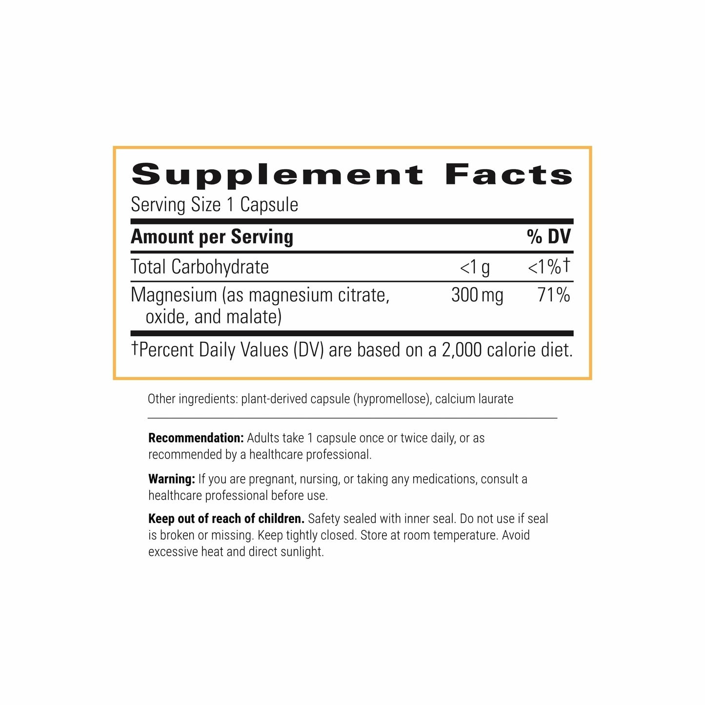 Integrative Therapeutics Tri-Magnesium – Supports Cellular Energy & Metabolism, Heart & Nerve Health – 90 Capsules