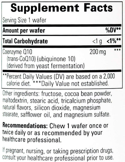 Vitaline CoQ10 200 mg – Brain & Heart Health (Chocolate, 30 Servings)