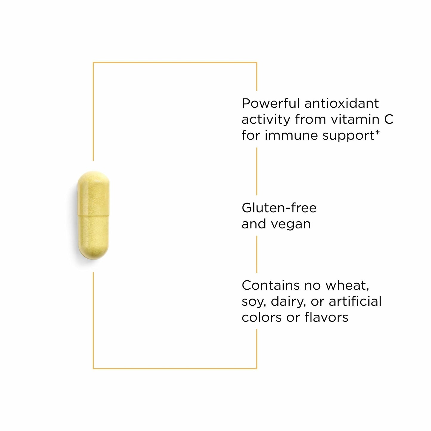 Integrative Therapeutics Vitamin C with Quercetin - Immune Support, Antioxidant Activity - Vegan, Gluten-Free & Dairy-Free - 180 Capsules