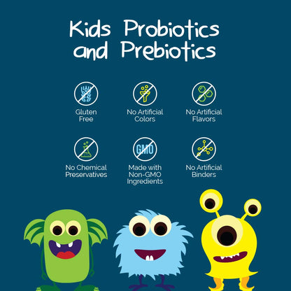 Intelligent Labs 6B CFU Kids Probiotic with Prebiotics – Sunfiber & FOS – 60-Day Chewable