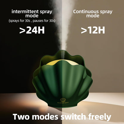260ML Essential Oil Diffuser with Remote – 7-Color LED Night Light (Green)