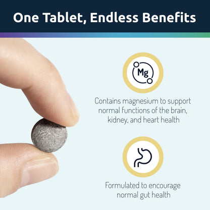 Invigorated Water Flavored Hydrogen Tablets with Magnesium – 12 PPM H2 (60 Servings, Raspberry) – Non-GMO