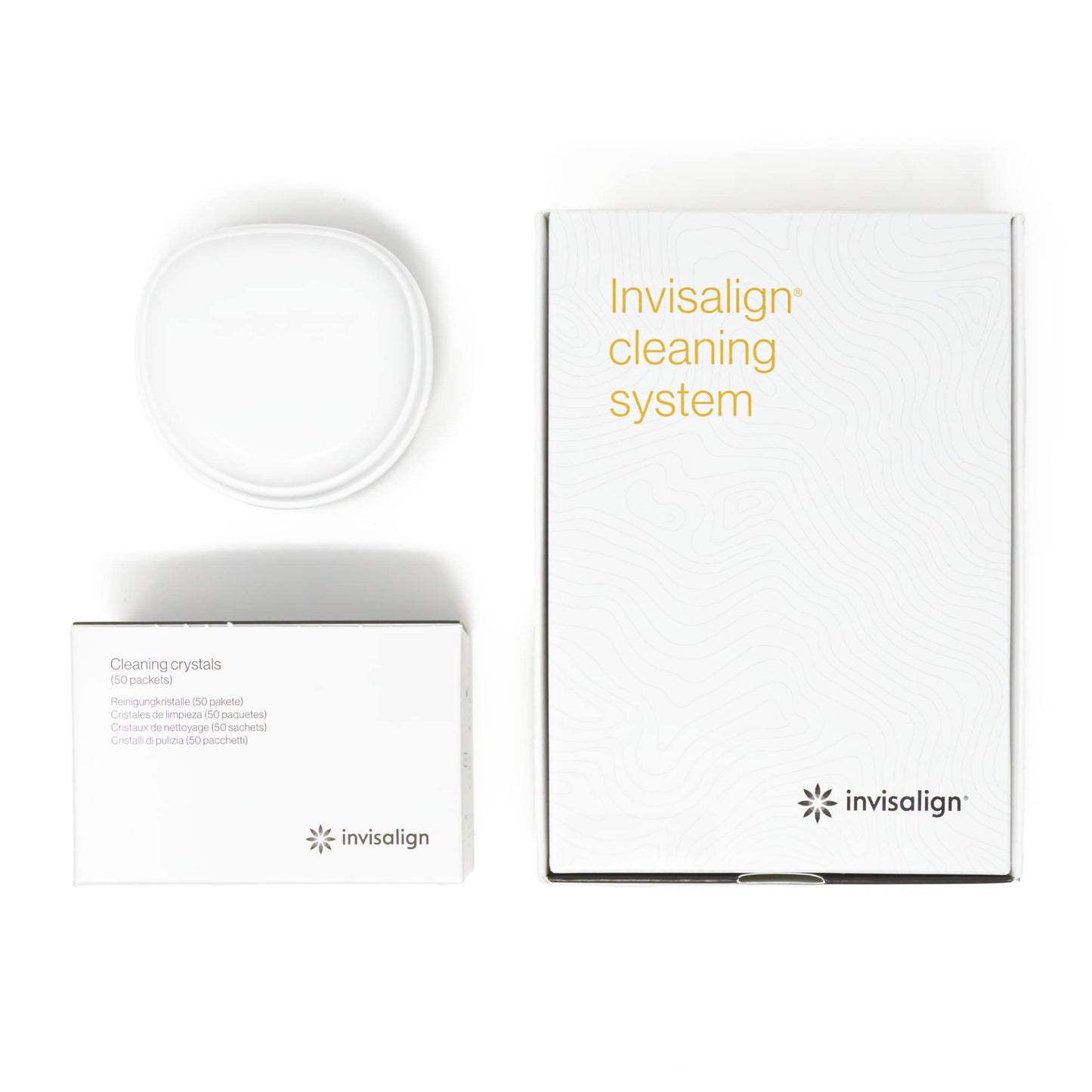 Invisalign Cleaning Crystals for Aligners & Retainers – 50 Pack with Tub