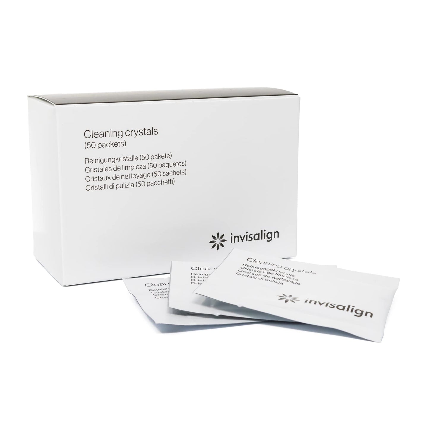 Invisalign Cleaning Crystals for Clear Aligners & Retainers – 50 Packets