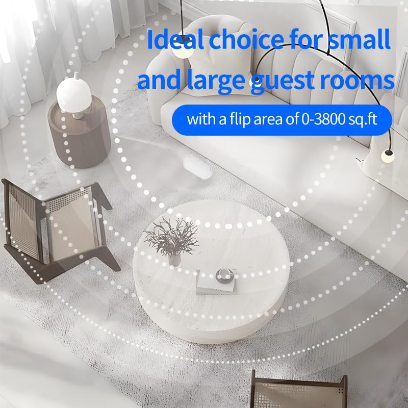 invnd Aroma Diffuser — Waterless Cold-Air Nebulizing Scent Diffuser for Large Rooms (Up to 1,500 Sq Ft)