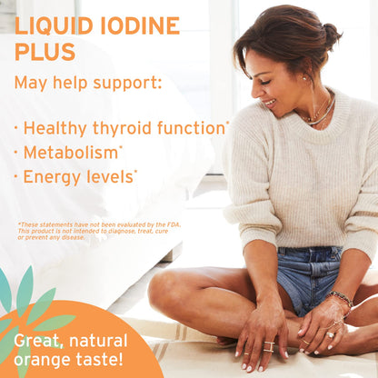 Life-flo Liquid Iodine Plus 150 mcg – Thyroid Support & Energy