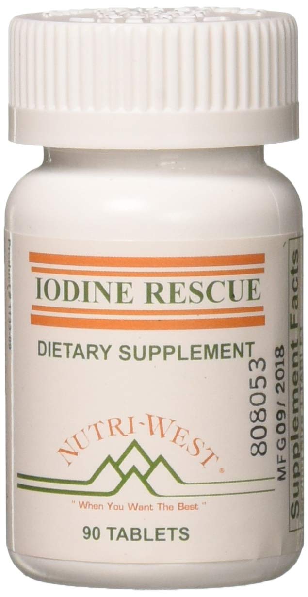 Iodine Rescue 90 Tablets by Nutri West Nutri-West | Nutri-West Official