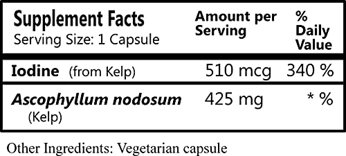 Algazim™ Daily Manufacturing – Iodine & Ascophyllum Nodosum Kelp Capsules (Norwegian Kelp)