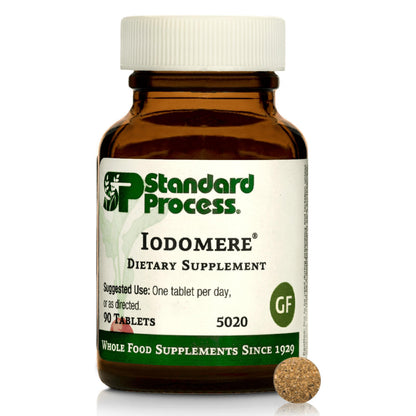 Standard Process Iodomere - Thyroid & Metabolism Support | Gluten-Free 90 Tabs