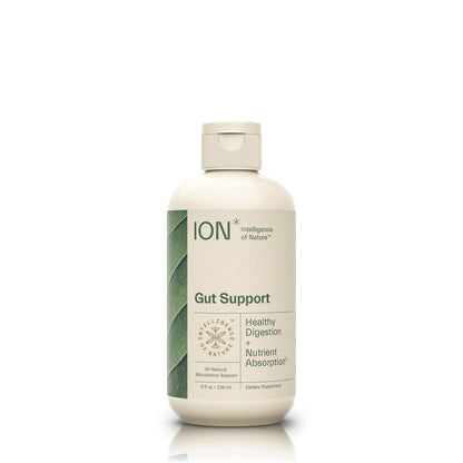 ION Gut Support Liquid – Digestive Health & Detox Drops with Humic Extract | 8 fl oz