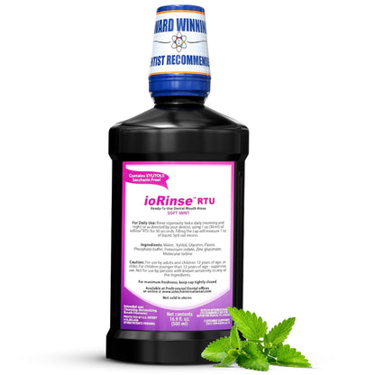 ioRinse RTU Mouthwash - Professional Strength, Alcohol-Free Breath Freshener