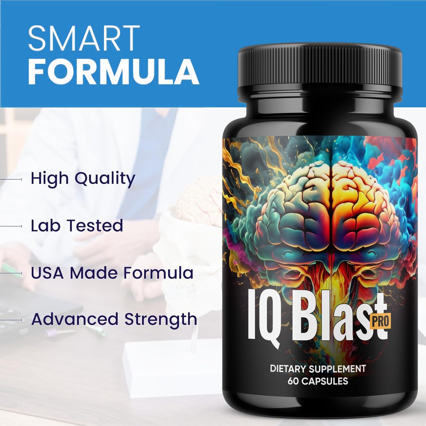 IQ Blast Pro Official - Brain Pills for Memory & Focus | IQblast Pro Capsules