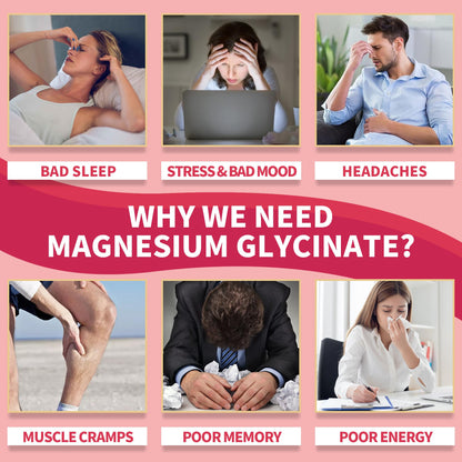 IRIDESICENT Magnesium Glycinate Gummies 400mg – Sugar-Free Cherry, Ashwagandha, Zinc, Vegan (120 Gummies)