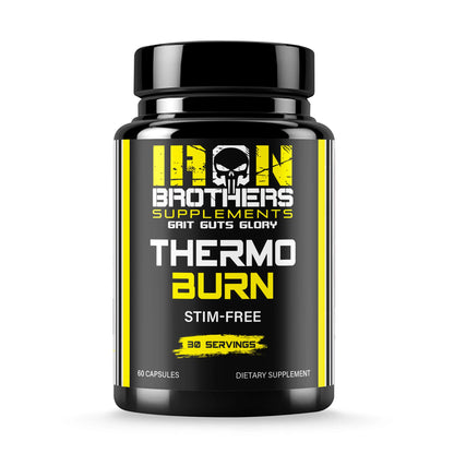 Iron Brothers Stimulant Free Fat Burner - Non-Stim Thermogenic Fat Burner (30 Day Supply)