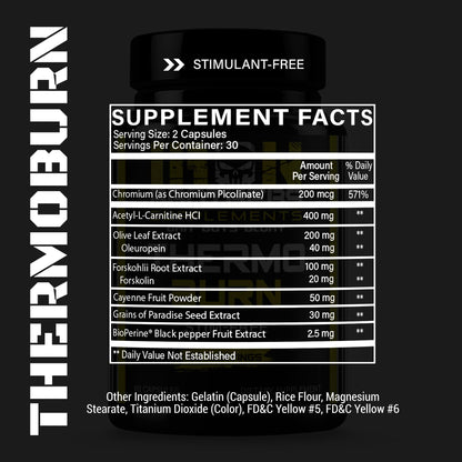 Iron Brothers Stimulant Free Fat Burner - Non-Stim Thermogenic Fat Burner (30 Day Supply)