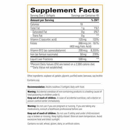 Integrative Therapeutics Iron Complex – Energy & Wellness Support (Gluten-Free & Dairy-Free)