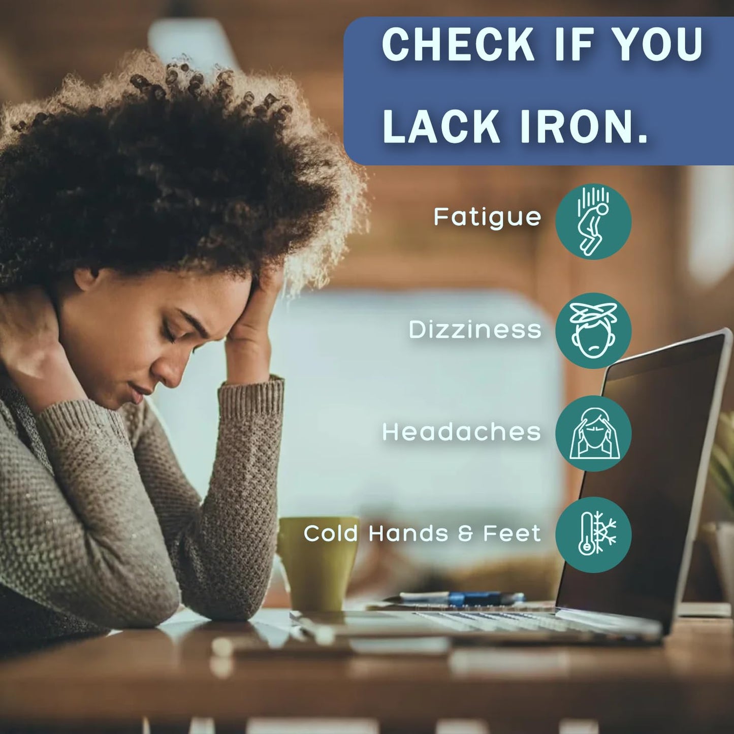 Iron Deficiency Test Kit – Iron Deficiency Test Home Kit – Quick Response and Accurate Results – Easy to Read and Use 1 Test