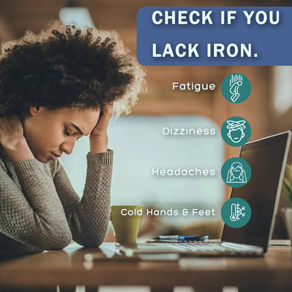 Iron Deficiency Test Kit – Iron Deficiency Test Home Kit – Quick Response and Accurate Results – Easy to Read and Use 1 Test