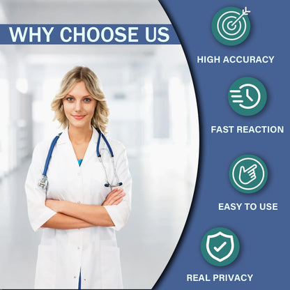 Iron Deficiency Test Kit – Iron Deficiency Test Home Kit – Quick Response and Accurate Results – Easy to Read and Use 1 Test