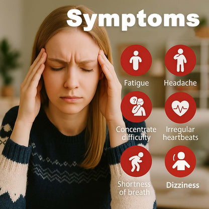 Iron Deficiency Test Kit at-Home – Self-Testing Iron Level (Men, Women, Adults & Children)