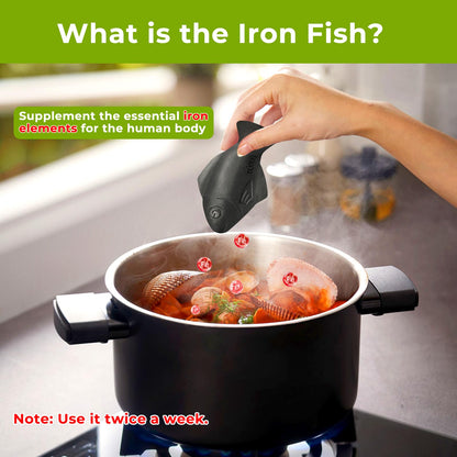 Iron Fish 2 Pack – Natural Iron Source, Safe Cooking Tool for Iron Deficiency, Ideal for Anemia & Vegans