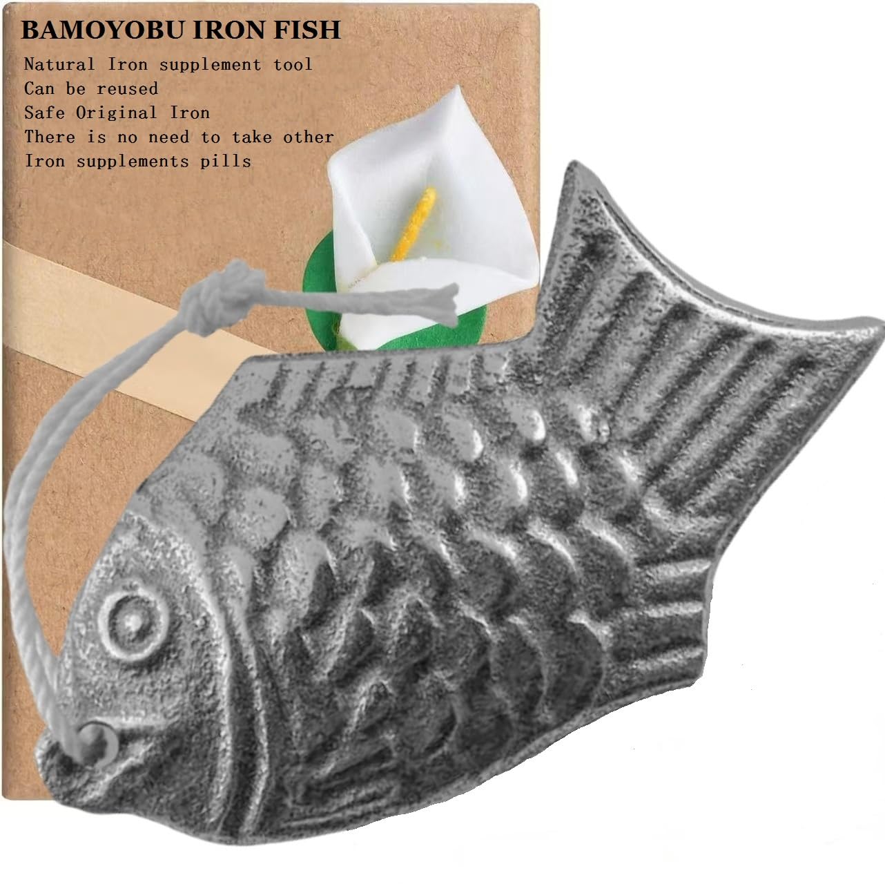 Iron Fish Cooking Tool — Natural Iron Supplement for Vegans, Athletes, Pregnant Women