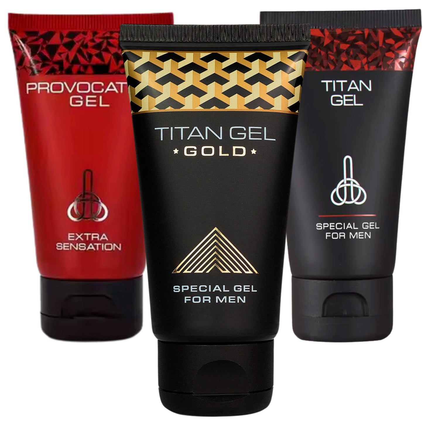 Irvy 3in1 Titan Gel Gold + Provocative + Titan Gel | Male Enhancement Cream